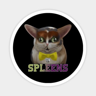 My cat's name is spleens - favorite tee vintage Magnet